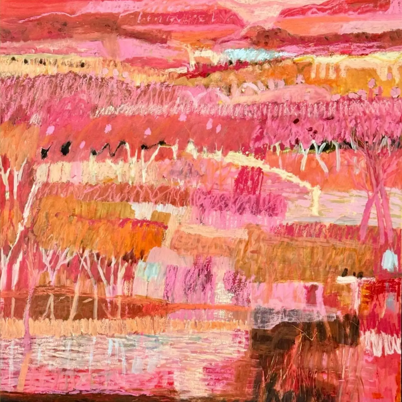 Assemblage_oil on panel (framed)_92 x 92cm_E Primmer