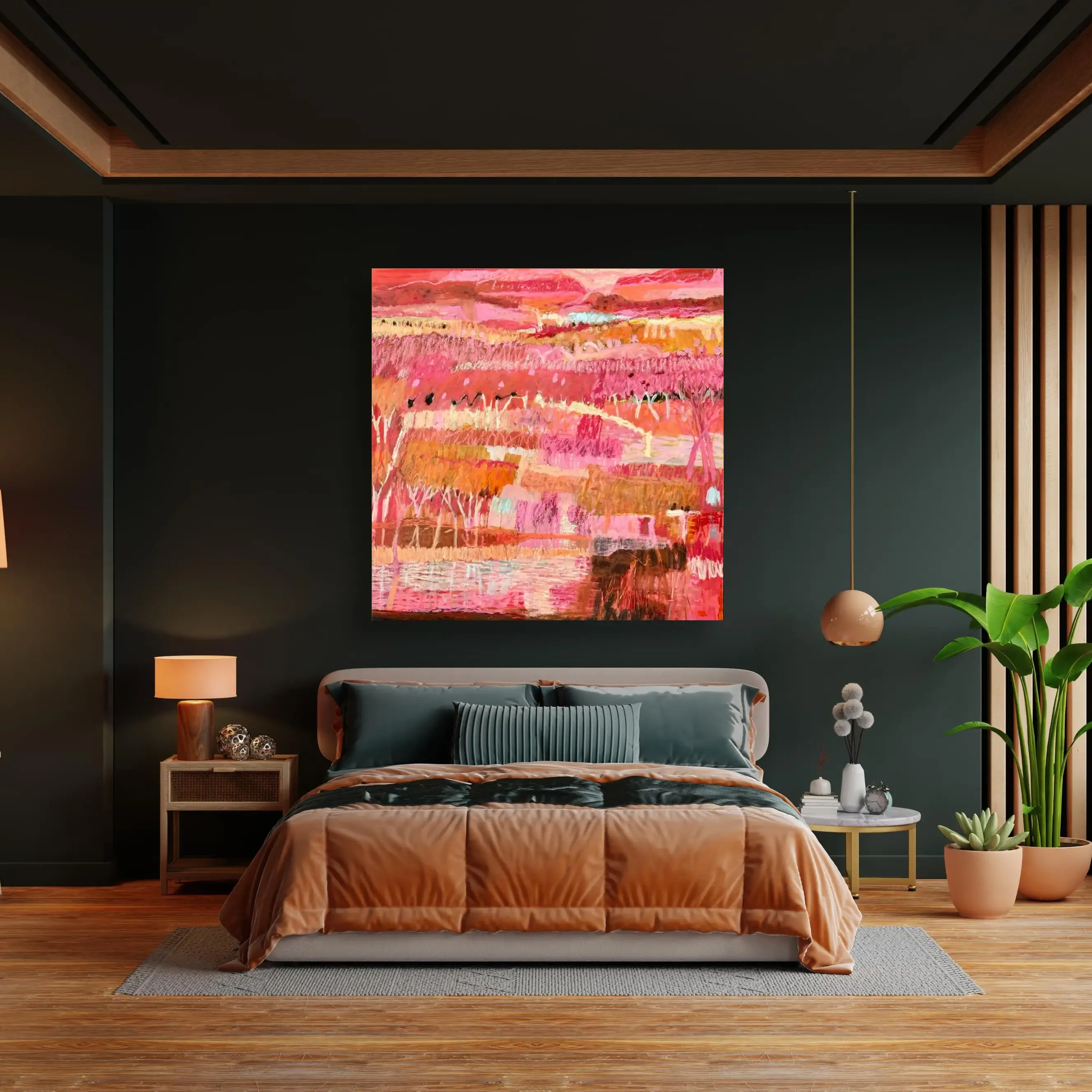 Assemblage on Bedroom dark green.webp