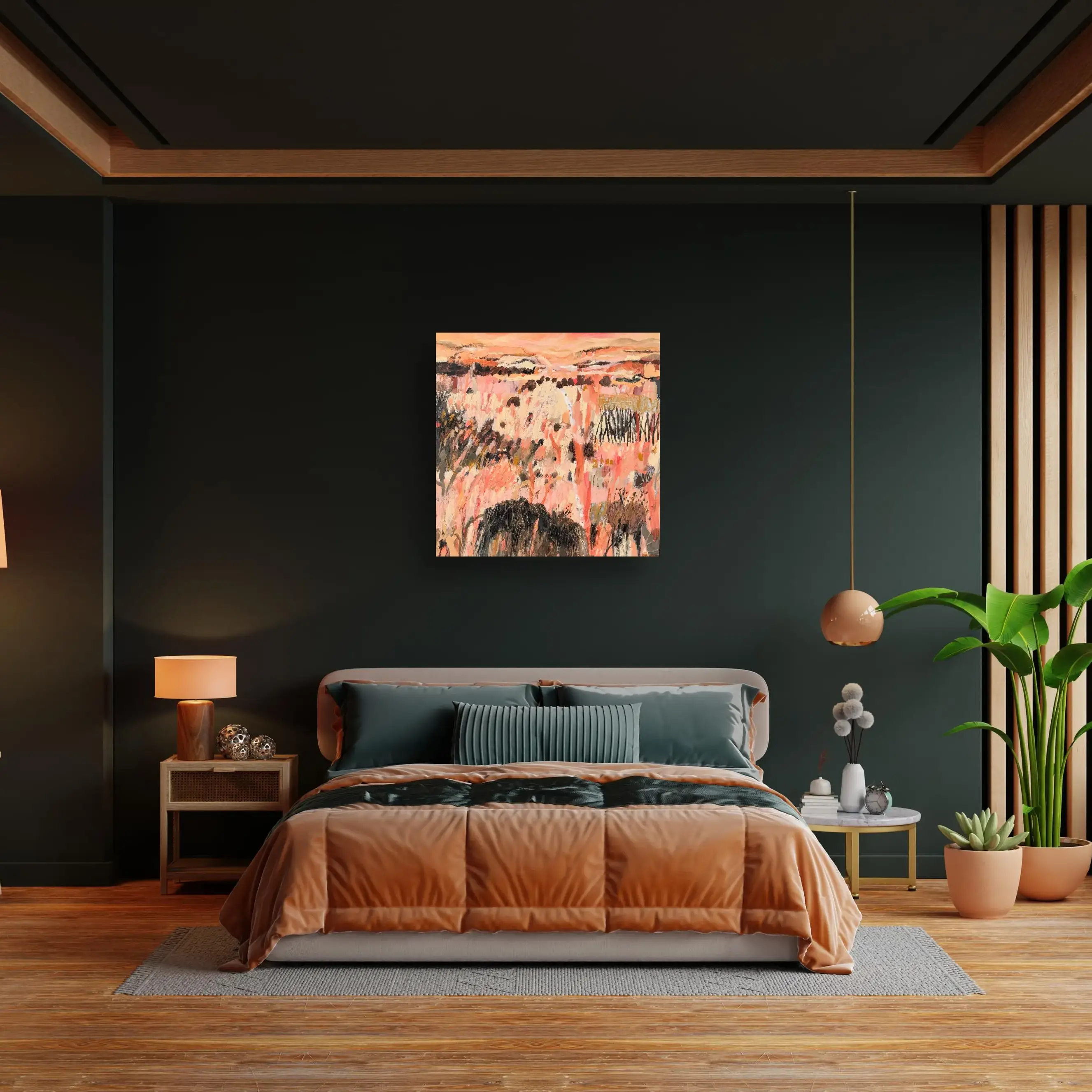 River Bend on Bedroom dark green.webp