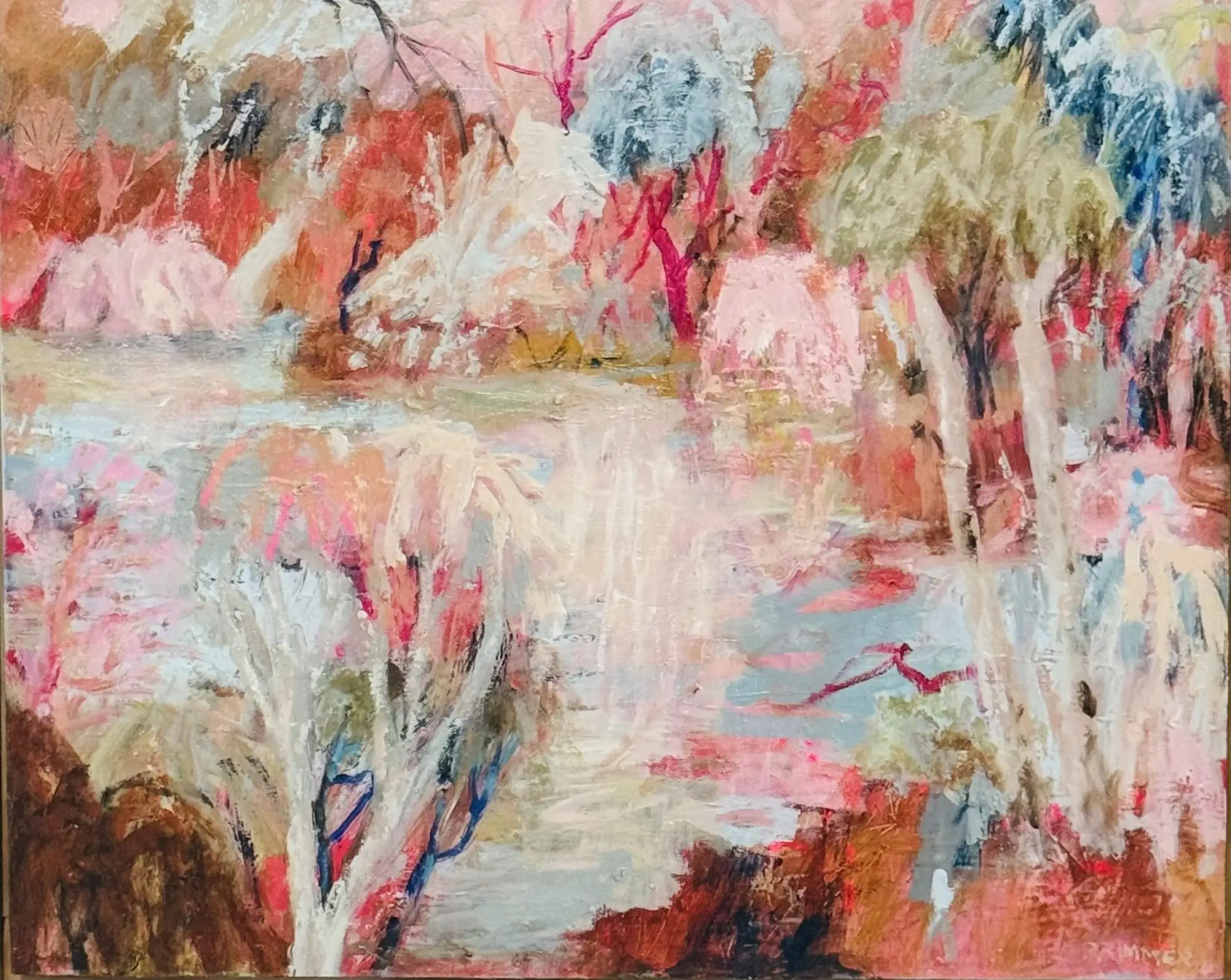 River Song 44 x 54 cm oil on panel