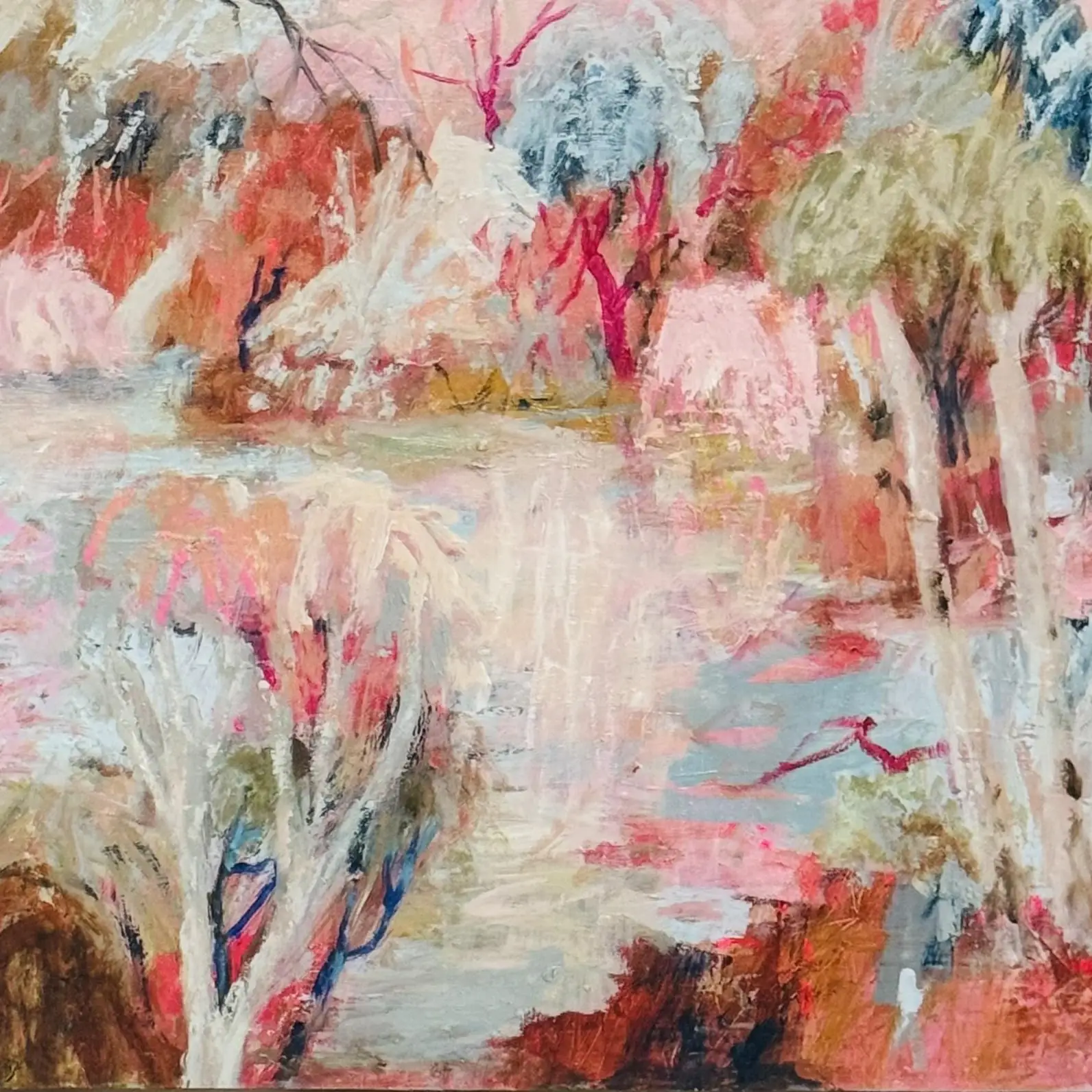 River Song 44 x 54 cm oil on panel