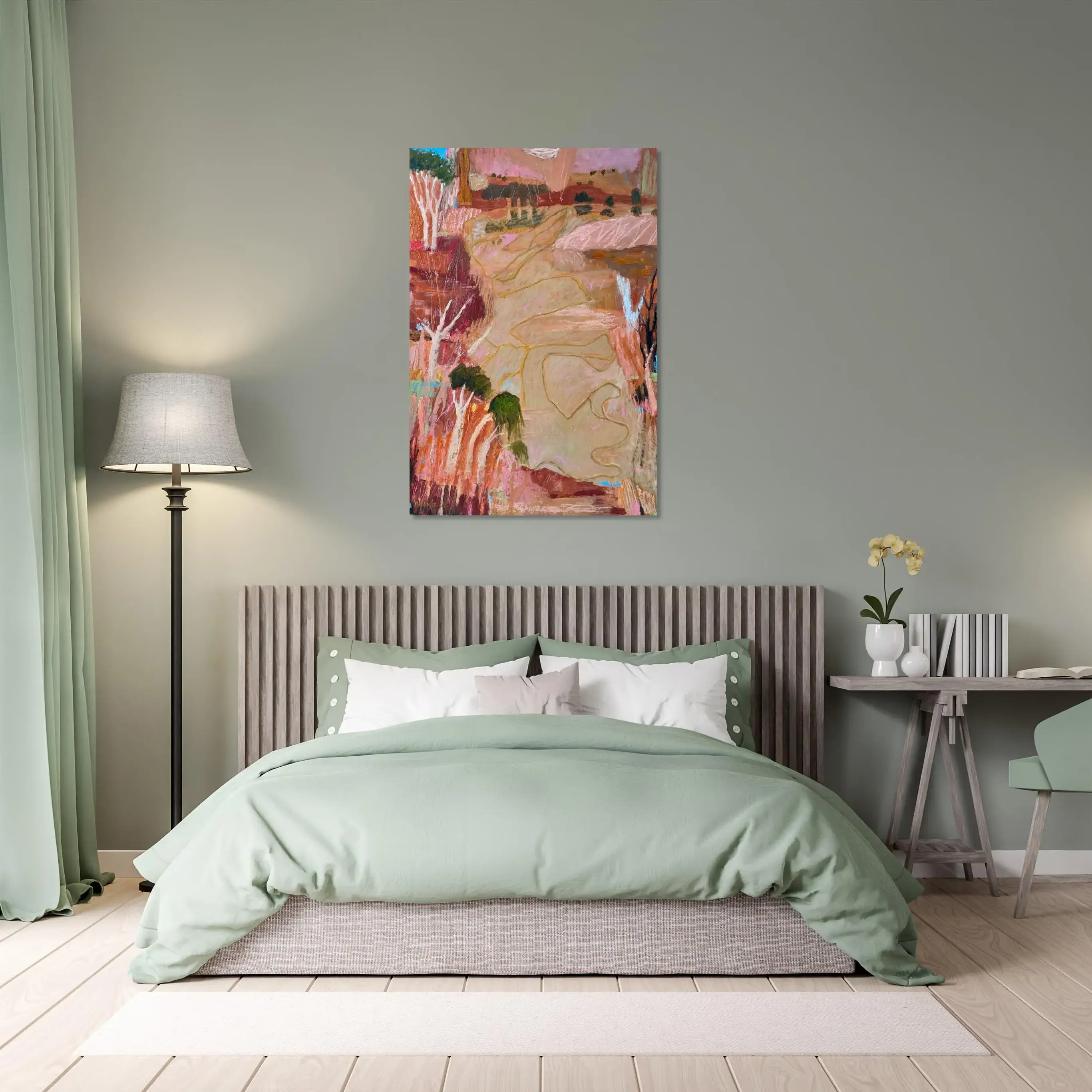 Fish Traps on Bedroom Olive.webp