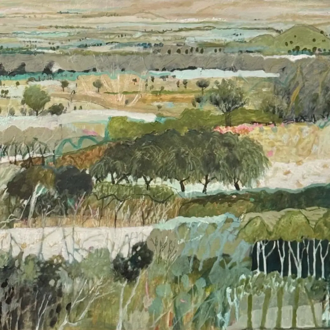 THOSE YEARS OF GREEN_oil on panel (framed)_92 x 122cm_E Primmer