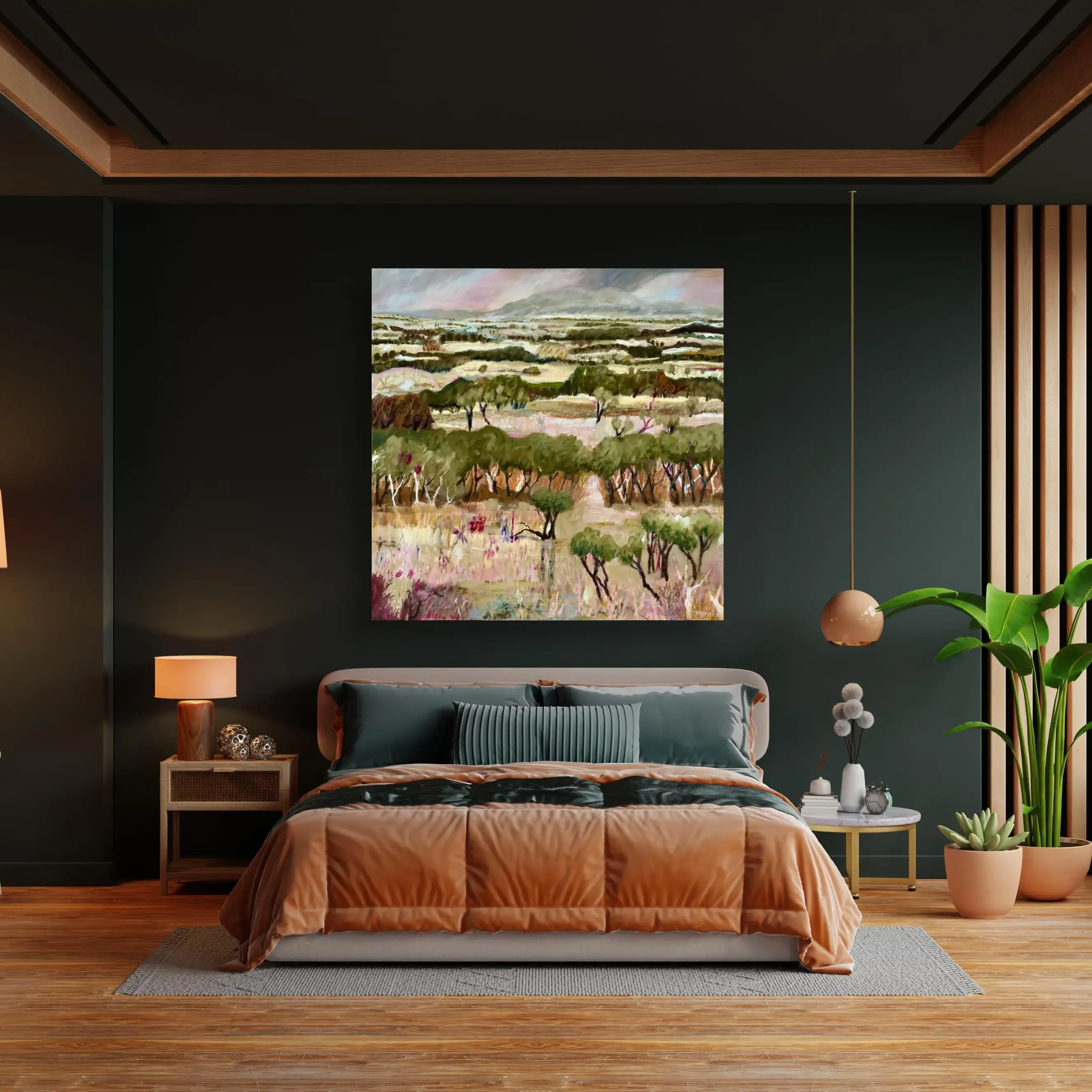 After the Rain on Bedroom dark green.webp