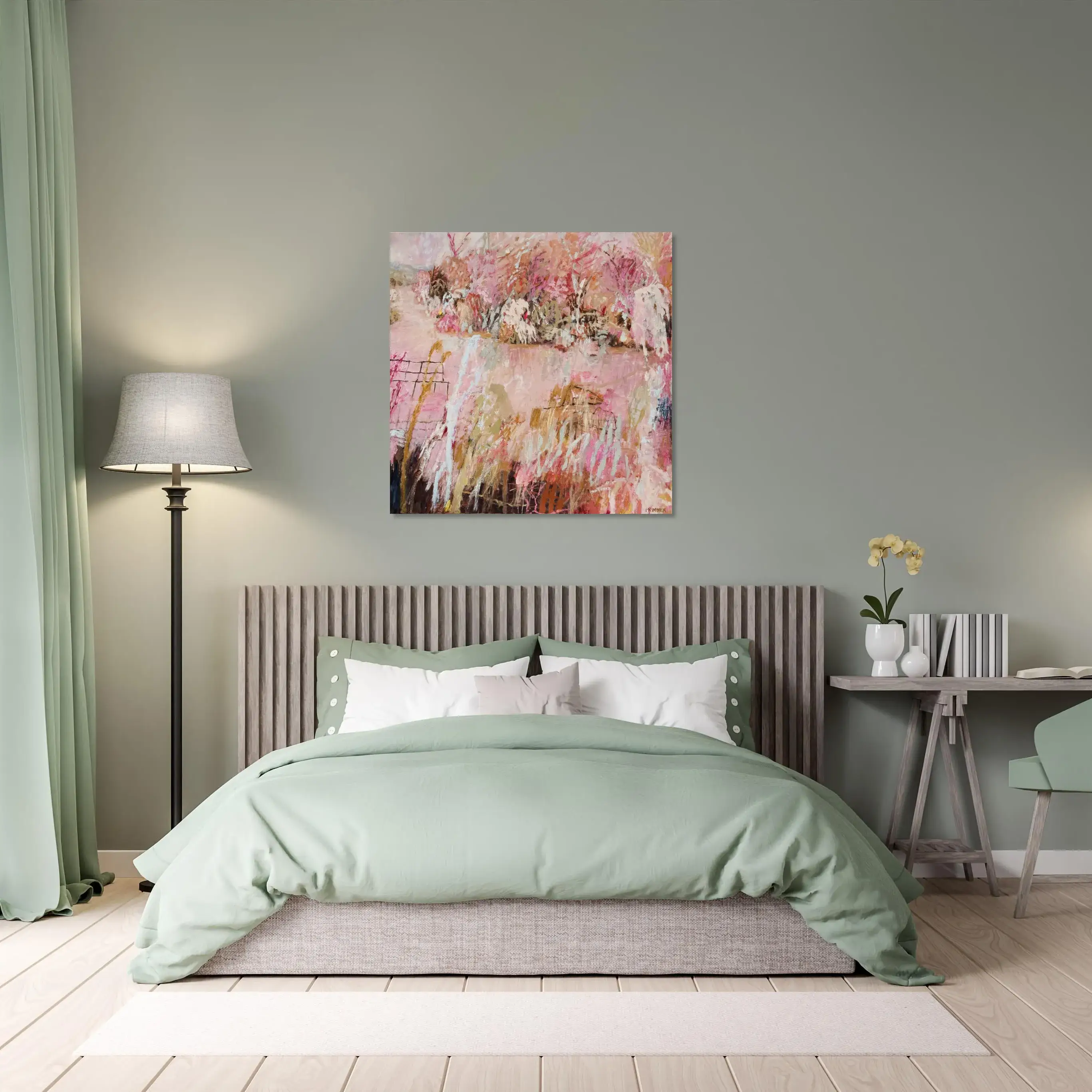 Early Morning, Hunter River on Bedroom Olive.webp