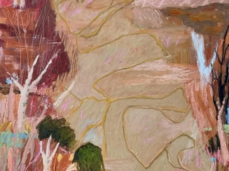 Fish Traps_oil on panel (framed)_92 x 62cm_E Primmer