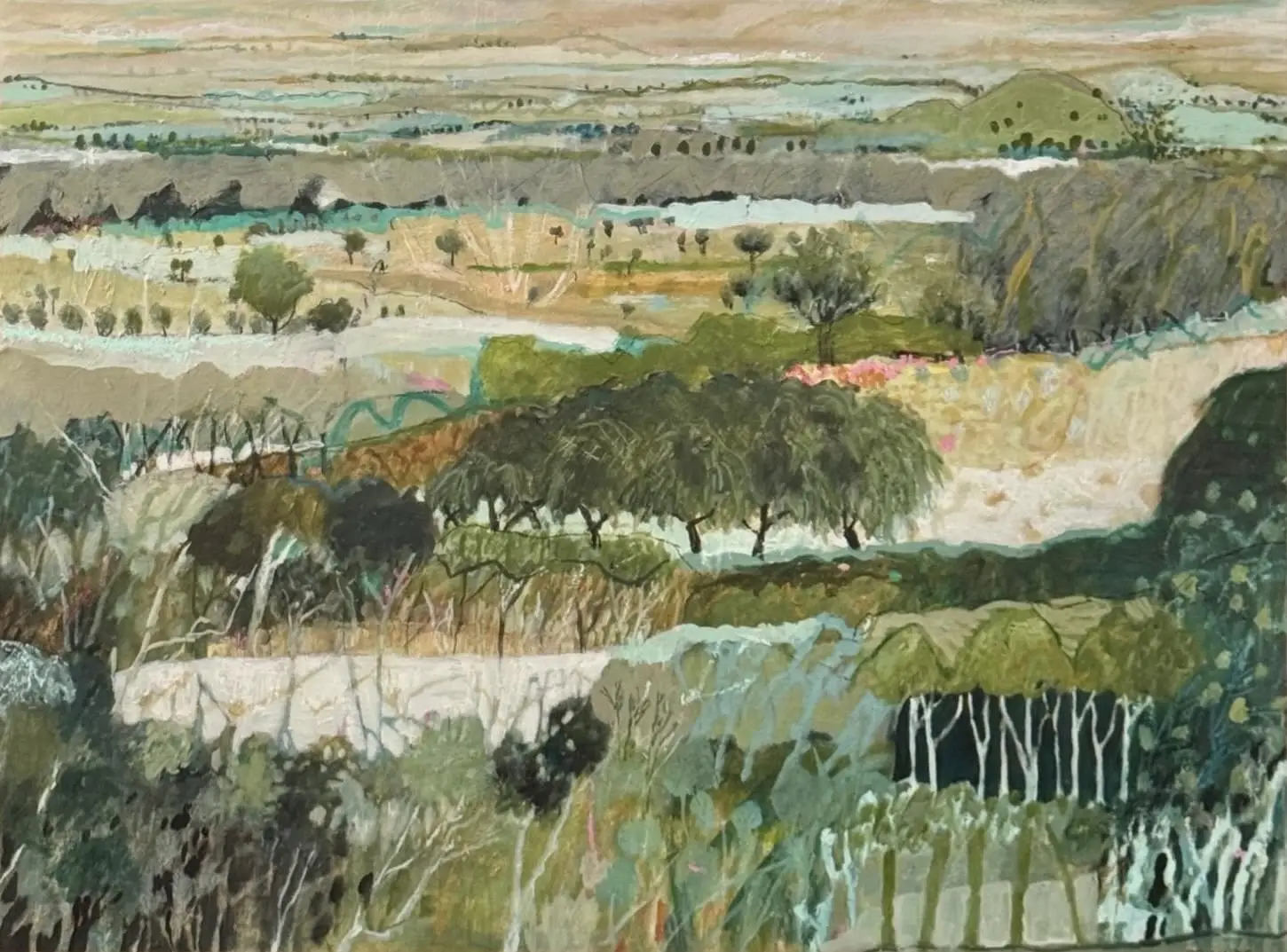 THOSE YEARS OF GREEN_oil on panel (framed)_92 x 122cm_E Primmer