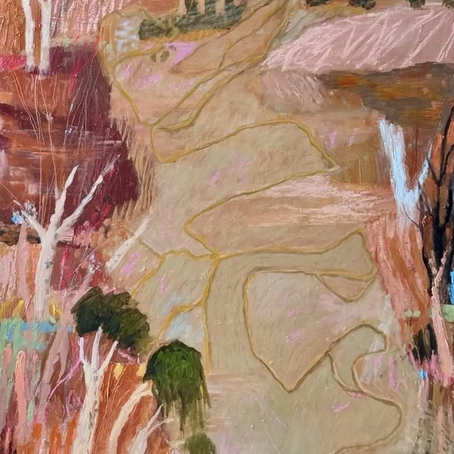 Fish Traps_oil on panel (framed)_92 x 62cm_E Primmer